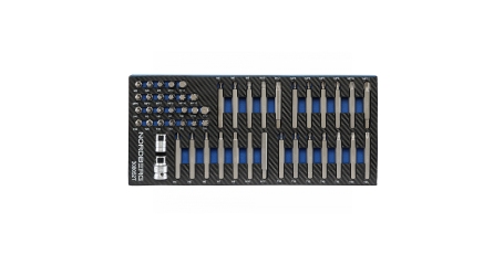 Набор бит NORDBERG 308052T в ложементе для тележки, (52 предмета)