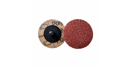 Круг зачистной наждачный Русский мастер РМ-80068, СORUNDUM, P - 60,  d - 50 мм, крепление Roloc (зерно-оксид алюминия)