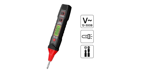 Индикаторная отвертка-тестер напряжения iCartool IC-M90 (с переставным наконечником PH/SL)