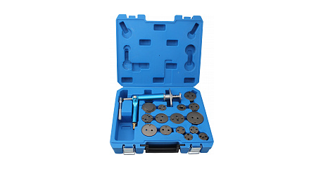 Инструмент сведения тормозных цилиндров пневматический (16 предметов) TA-B1075