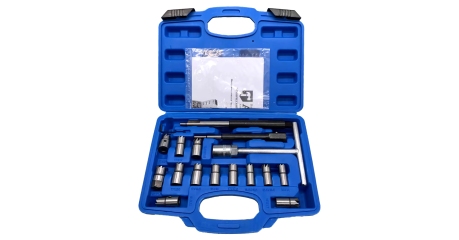 Инструмент очистки гнезд инжекторов дизелей TA-C1022 (17 предметов)