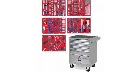 Инструментальная тележка с набором инструментов МАСТАК 