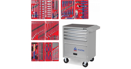 Инструментальная тележка с набором инструментов МАСТАК 