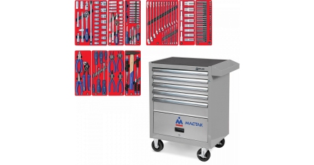 Инструментальная тележка с набором инструментов МАСТАК 
