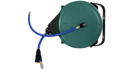 Шланг пневматический JAZ-0001A на автокатушке, 9.5х13.5 мм, 12 м