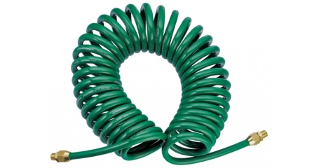 Шланг полиуретановый спиральный JAZ-7214J для пневматического инструмента 8х12 мм, 13м