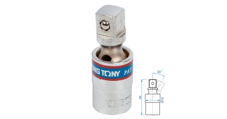 Кардан 3/8", шаровый KING TONY 3794