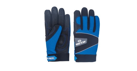 KING TONY 9TH43-XL Перчатки антивибрационные с силиконом, размер XL