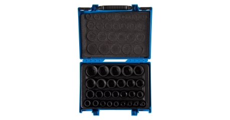 KING TONY Набор ударных торцевых головок 1/2", шестигранные, 8-36 мм, 27 предметов