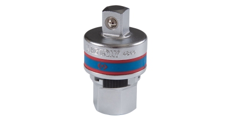 KING TONY Переходник 1/2">1/2", трещоточный, 72 зубца