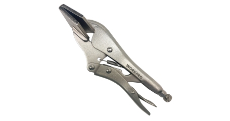 Клещи фиксирующие С-образные с плоским зажимом 200мм WP231069 WORKPRO