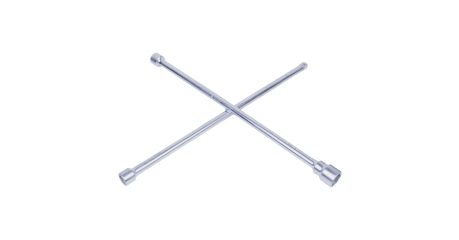 Ключ балонный колесный крестообразный, 700 мм, 24, 27, 32 мм KING TONY 19932427