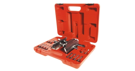 Ключ для гаек ступицы универсальный, 49-143 мм, кейс, 13 предметов МАСТАК 100-42013C