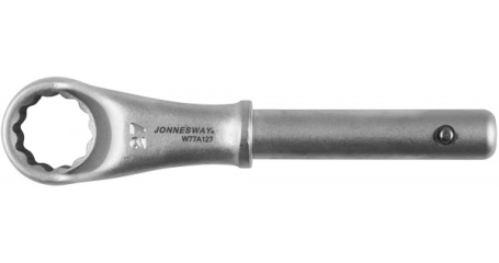 Ключ накидной усиленный JONNESWAY W77A127, 27 мм, d18.5/190 мм
