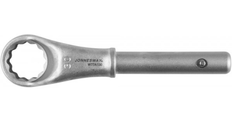Ключ накидной усиленный Jonnesway W77A130, 30 мм, d18.5/200 мм