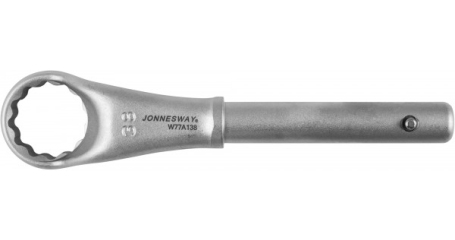 Ключ накидной усиленный Jonnesway W77A138, 38 мм, d21.5/245 мм