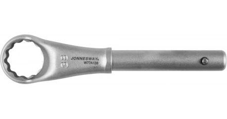 Ключ накидной усиленный Jonnesway W77A138, 38 мм, d21.5/245 мм