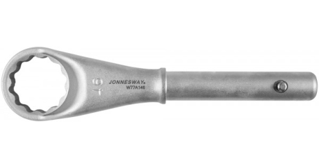 Ключ накидной усиленный Jonnesway W77A146, 46 мм, d24.5/280 мм