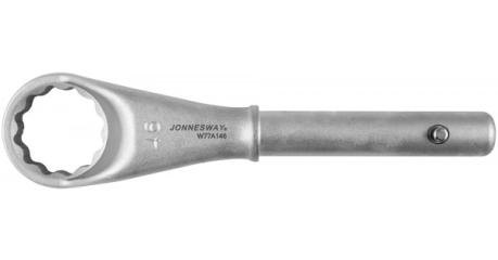 Ключ накидной усиленный Jonnesway W77A146, 46 мм, d24.5/280 мм