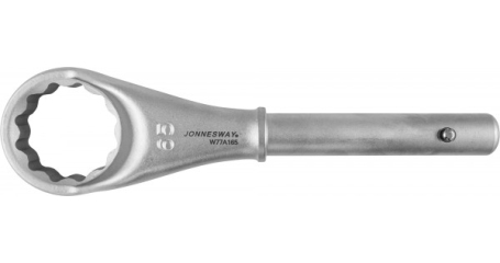 Ключ накидной усиленный Jonnesway W77A165, 65 мм, d29.5/355 мм