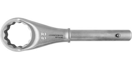 Ключ накидной усиленный Jonnesway W77A165, 65 мм, d29.5/355 мм