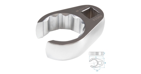 Ключ разрезной (воронья лапка) 50 мм 3/4