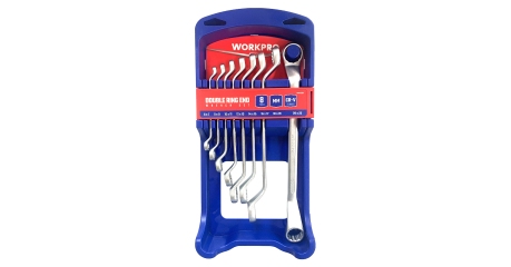 Ключи накидные двусторонние набор 8шт (6-22мм) WP202509 WORKPRO