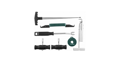 Комплект для демонтажа лобовых стекол JONNESWAY AB010002, 7 предметов