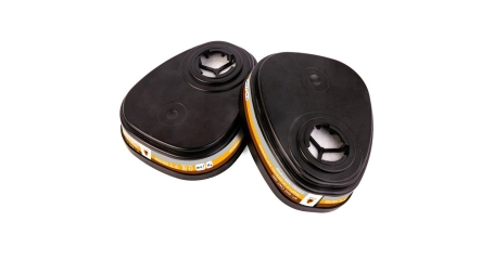 Комплект фильтров для защиты органов дыхания класса А1В1Е1 2 шт Jeta Safety 6542
