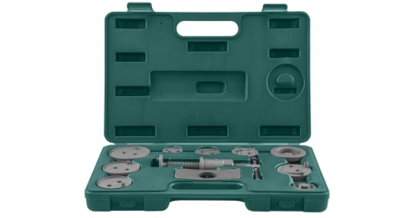 Комплект инструмента для возврата поршней тормозных цилиндров дисковых тормозов JONNESWAY AN010001 11 предметов