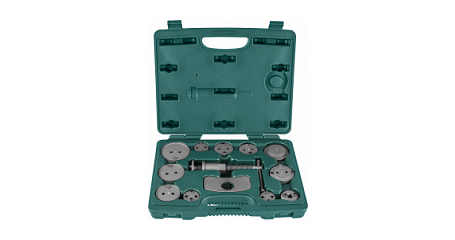 Комплект инструмента для возврата поршней тормозных цилиндров дисковых тормозов JONNESWAY AN010001B 13 предметов