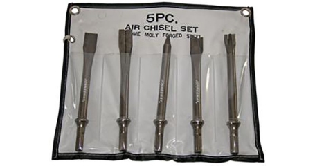 Комплект насадок длинных JAZ-3945H для пневматического молотка (JAH-6832/6833/H), 5 предметов