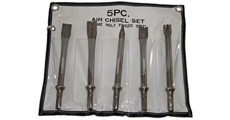 Комплект насадок длинных JAZ-3945H для пневматического молотка (JAH-6832/6833/H), 5 предметов