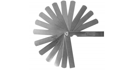 Комплект щупов 15 пластин 0.05-0.6 мм Thorvik TG15