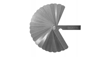 Комплект щупов 25 пластин 0.04-1 мм Thorvik TG25