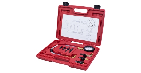 Компрессометр дизельный, 0-70 атм, кейс, комплект адаптеров МАСТАК 120-11009C