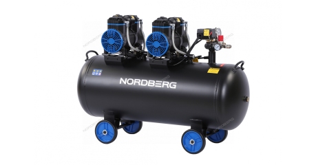 Компрессор безмасляный NORDBERG NCEO120/500 (220 В, ресивер 125 л, 500 л/мин)