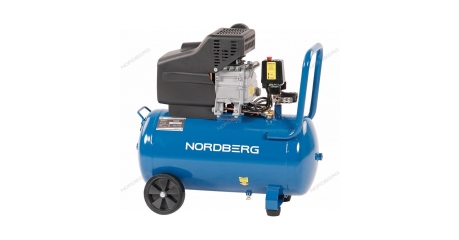 Компрессор поршневой 220 В ресивер 50 л 240 л/мин NORDBERG NCE50/241
