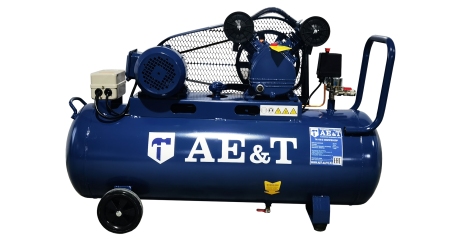 Компрессор поршневой AE&T TK-100-2, ресивер 100 л, производительность 240 л/мин, 380 В