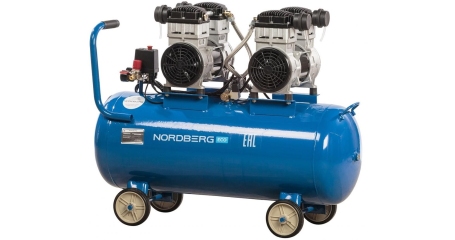 Компрессор поршневой безмасляный, объем 100 л NORDBERG ECO NCEO100/400