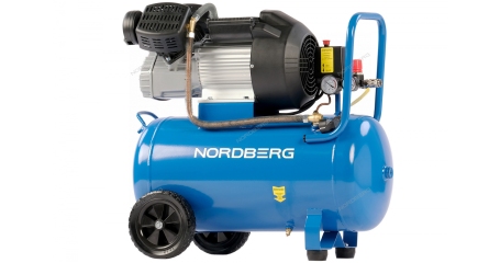 Компрессор поршневой V-образный 220В, ресив. 50л, 360л/мин