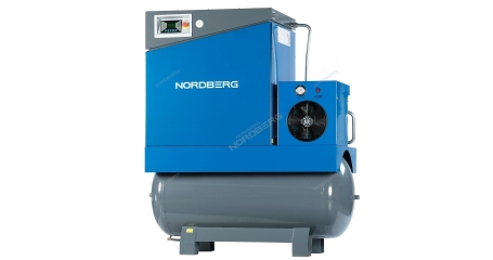 Компрессор винтовой, 15кВт, ресивер 500л, 10Бар, 1910л/мин NORDBERG NCA20RD