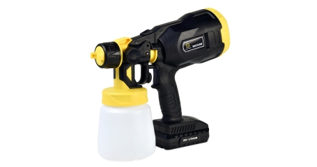 Краскопульт аккумуляторный со встроенным вентилятором SCHTAER S633B-18