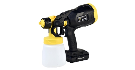 Краскопульт аккумуляторный со встроенным вентилятором SCHTAER S633B-18