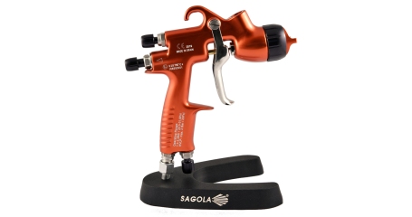 Краскораспылитель SAGOLA 3300 GTO NEW для базы и лака с универсальной  воздушной головой HVLP