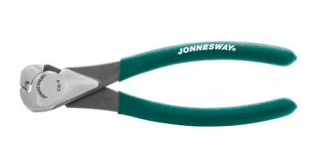 Кусачки торцевые с ПВХ рукоятками, 160 мм Jonnesway P6106