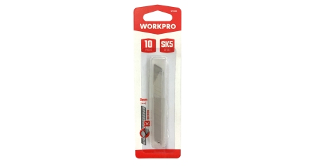 Лезвия SK5 9мм 10шт стандартные для ножа выдвижного WP212001 WORKPRO