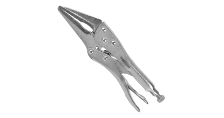 Клещи фиксирующие с длинными носами 230мм проф WP231040 WORKPRO