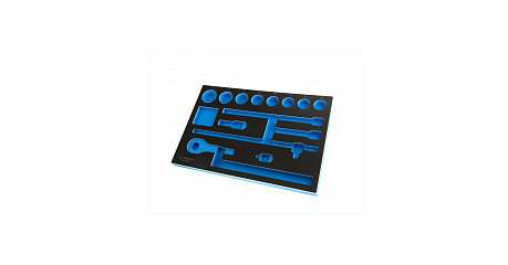 Ложемент для набора торцевых головок 9-6314MRV, EVA KING TONY 85813532B