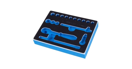 Ложемент KING TONY 85251632B03 для набора торцевых головок 1/4" с принадлежностями 2516MRV03, EVA